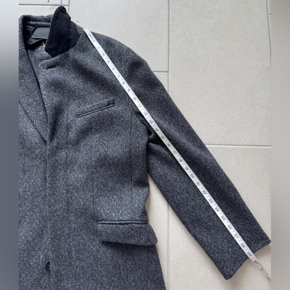Armani Exchange Wool Blend Coat Men Size Medium - Picture 10 of 11